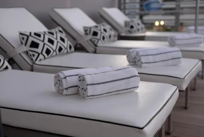 公寓 Hanza Tower Sky Sauna & Jacuzzi & Pool